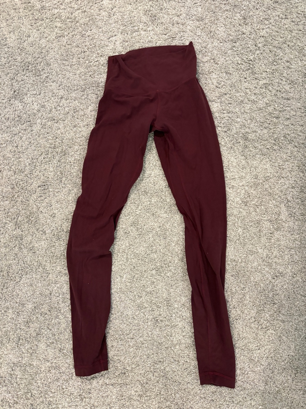 lululemon athletica Burgundy High-Rise Leggings